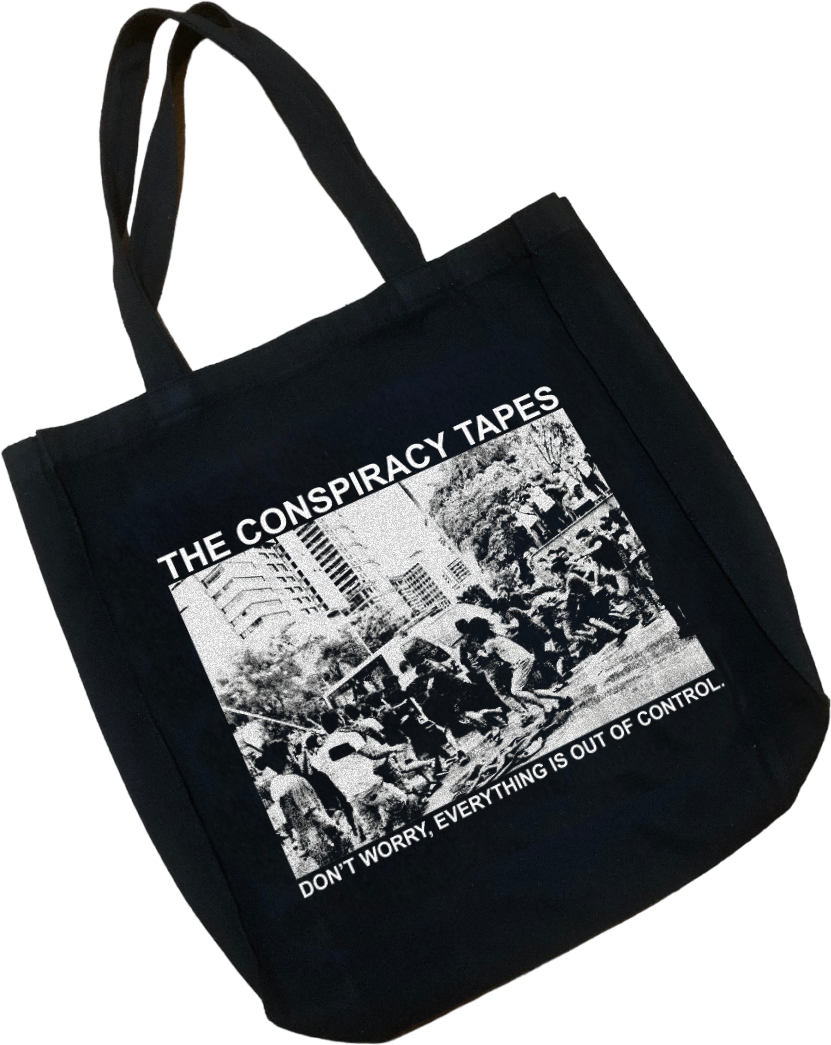THE CONSPIRACY TAPES TOTE BAG XL